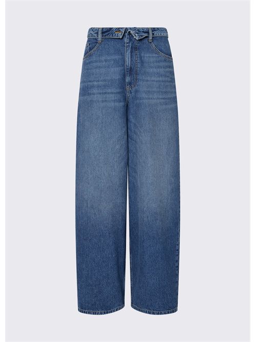 Jeans baggy con stringhe LIU JO | UA6510D0400/79157